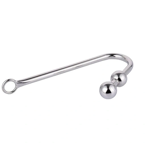 Anal Hooks Balls Steel Stainless 4417 Hook Pleasurable Two Anal 0723